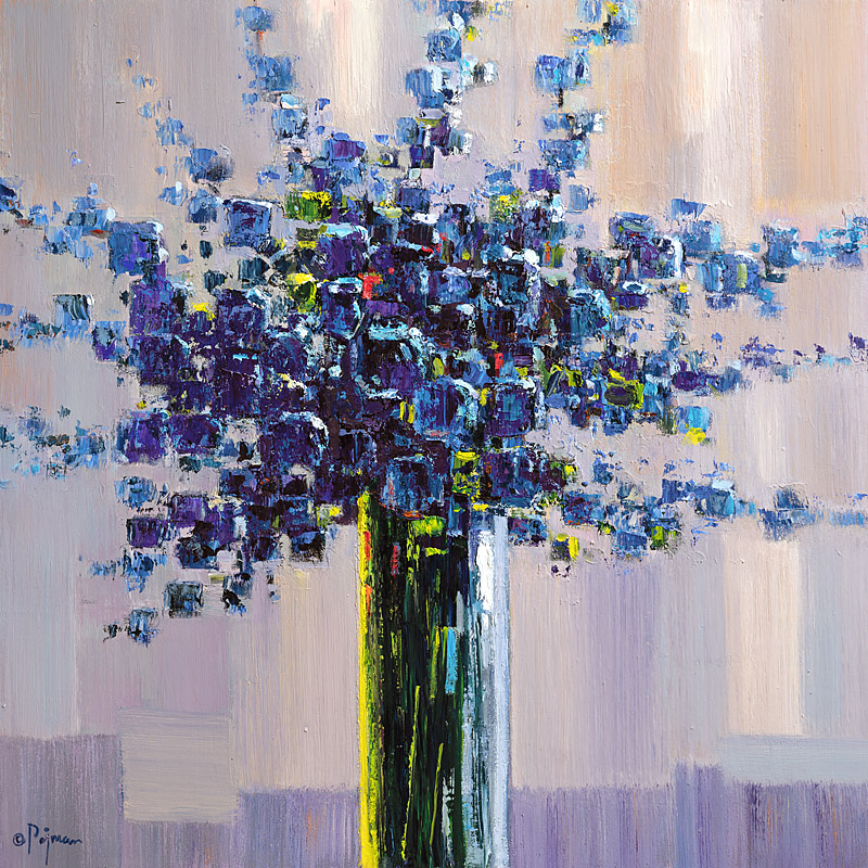 Bob Pejman's Bouquet in Blue Giclee