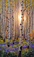 Pejman Luminous Aspens Giclee