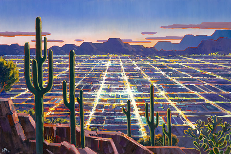 Desert Lights by Bob Pejman