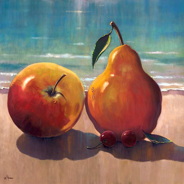 Fruit on the Beach by Bob Pejman