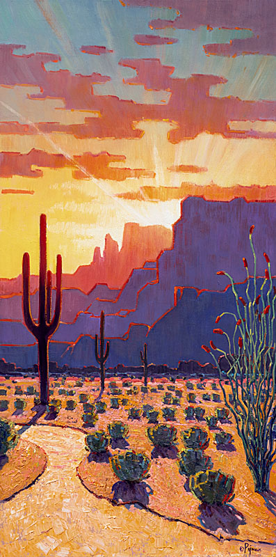 Superstition Sunset by Bob Pejman