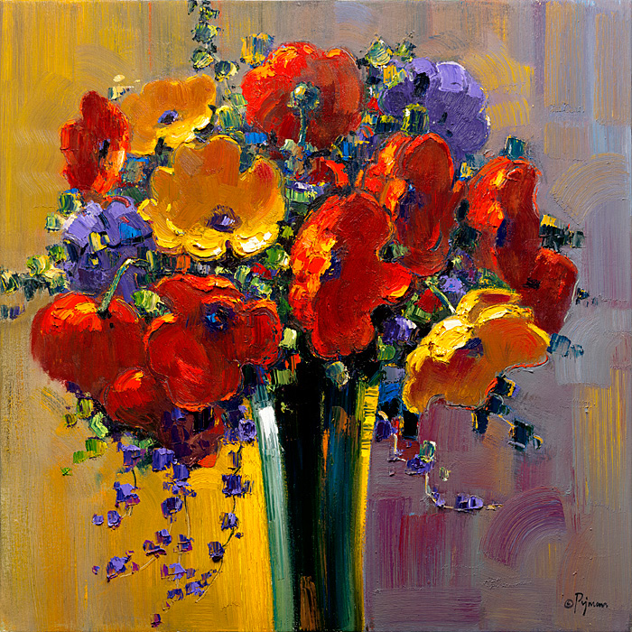 Yellow & Red Poppies | Bob Pejman